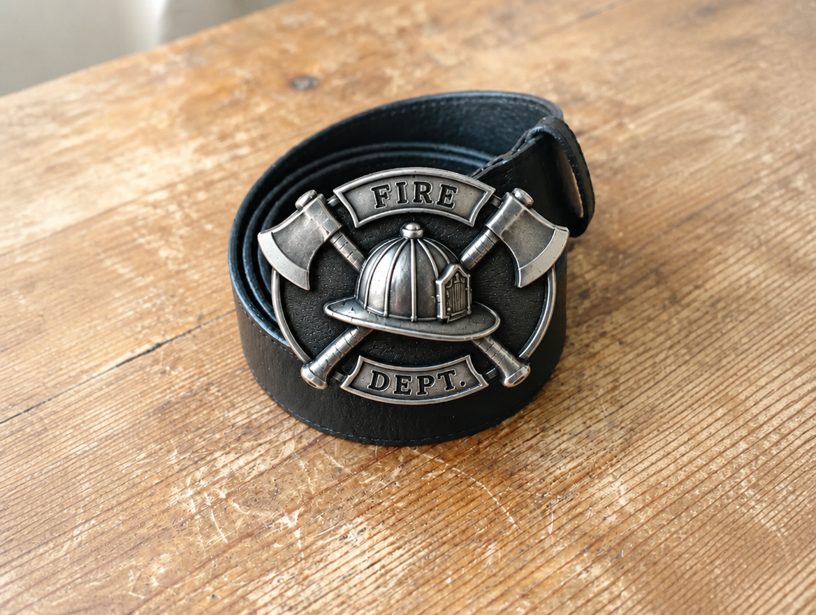 Fire Man Belt Buckle